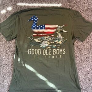 Olive Graphic Short-Sleeve Tee